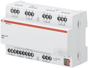 KNX switching actuator with inputs, 8 binary outputs , 8 inputs, 6A, hellgrau, Ref. IO/S 8.6.1.1