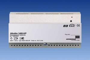 KNX dimmer actuator, capacitive C-load, DIN rail, Ref. IBDA 1400-0/P