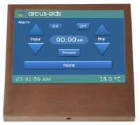 KNX room controller with touch screen, Touch_IT C3-SMB, with display, bronze, Ref. 22310400