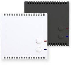 KNX humidity / temperature sensor, SK30-THC-PB white, 2 inputs, potential free, white, Ref. 30531371