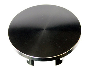 KNX humidity / temperature sensor, Neo-TTHC-ARB, with temperature probe input, PT1000, round, aluminum anodized, black, Ref. 30541684