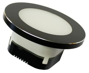 KNX, KNX-LED2S-ARB, round, aluminum anodized, black, Ref. 41020414