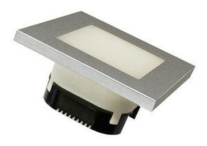 KNX, KNX-LED4-AQS,  square, aluminum sanded, Ref. 41040223