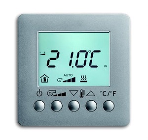 Ambient temperature controller, fan coil with display, SM With integrated bus coupler 