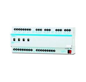 KNX multifuntion actuator with inputs, shutter / switching, 4 binary outputs, 4 channel shutter, 12 inputs potential free, DIN rail, Ref. 6193/10
