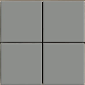Square plastic rocker (4 pcs.) - for 4-fold pushbutton FF series , hematite
