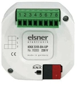 Multifunctional KNX Actuators 4 inputs for binary contact or temperature sensor 10 A (resistive load)
