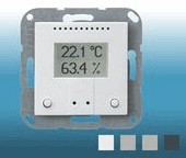 KNX TH-B-UP Temperature/Humidity, with display and button