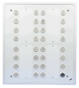 KNX-Tableau with 31 Buttons / LED + 1 keyswitch