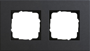 Gira Esprit frames Linoleum-plywood anthracite