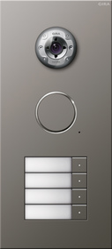 Door station stainless steel video 4 buttons