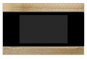 Frame for touch panel, 7" inch, serie Interra 4, gold-coloured, Ref. ITR107-0208