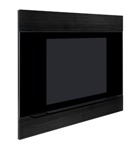 Frame for touch panel, 10.1" inch, serie Interra 4, black aluminum, Ref. ITR110-0204