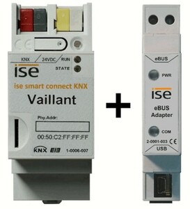 KNX Vaillant HVAC gateway + eBus adpater, Ref. S-0001-006