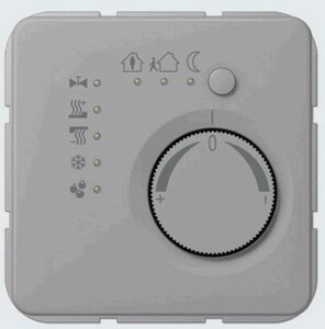 KNX room temperature controller grey