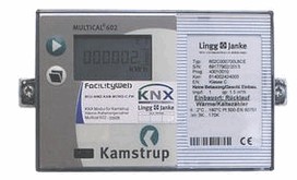 KNX cooling and heat meter, Kamstrup, Qn=1,5m³/h, DN15, Ref. 84903