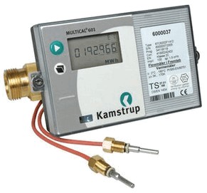 KNX heat meter, Kamstrup, Qn=0,6m³/h, DN20, Ref. 85924