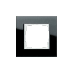 Simple frame, serie GLASS SERIE, glass black, Ref. BE-GTR1S.01