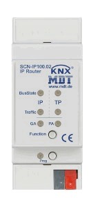 KNXnet/IP router programming interface, with line / area coupler, DIN rail, Ref. SCN-IP100.02