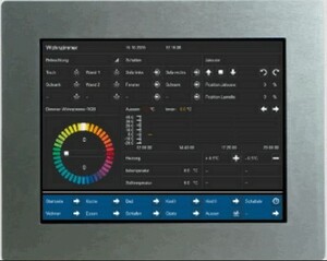 KNX touch panel, 10" inch, serie VisuControl, Ref. VC-1001.03
