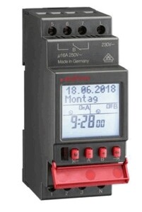 DIGITAL ASTRO TIMER 2 Channel Digital DIN Rail Switch Measures Minutes, 230 V ac 