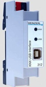 KNX USB Interface 311 REG, 1U