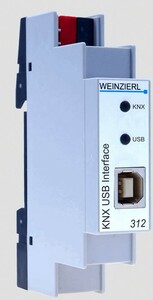 KNX USB programming interface, KNX USB Interface 312, DIN rail, Ref. 5229