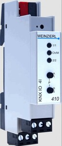 KNX binary input, El KNX IO 410, 4 inputs, 230VAC / 24V / voltage range, DIN rail, Ref. 5230