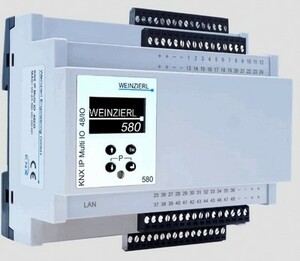 KNXnet/IP switching actuator with inputs, 48 Inputs/Outputs 24V, DIN rail, Ref. 5238