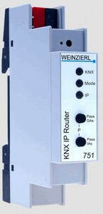 KNXnet/IP router programming interface,  KNX IP Router 751, 5 tunnel connections, DIN rail, Ref. 5243