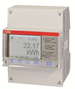 Energy meter, direct measurement 80A, 1 phase (1 + N)