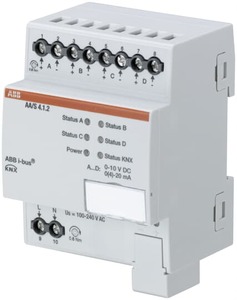 KNX analog actuator, 4 outputs , hellgrau, Ref. AA/S4.1.2