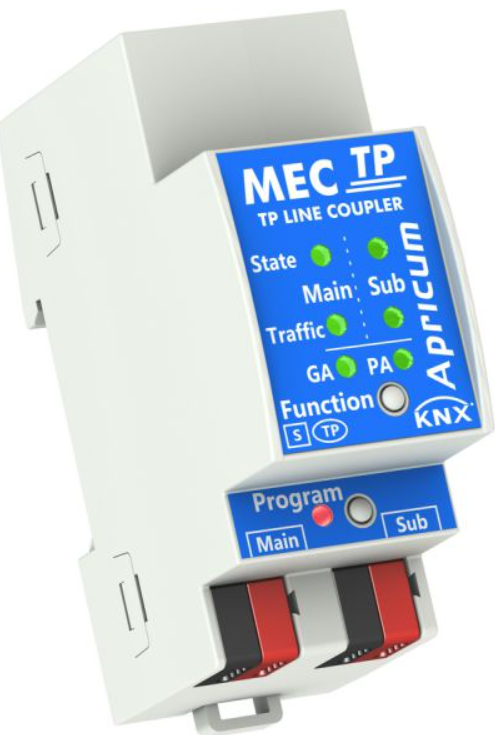 Apricum MECtp - KNX LineArea Coupler, 2SU, REG, Ref. MECtp