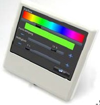 KNX room controller with touch screen, Touch_IT C3  AW, with display, aluminium / alpine white, Ref. 22310201