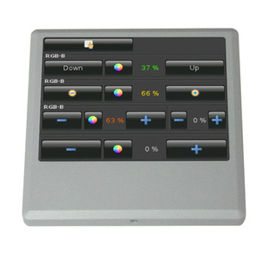 KNX room controller with touch screen, Touch_IT-V-C3 AE, with display, aluminium eloxiert , Ref. 22410200