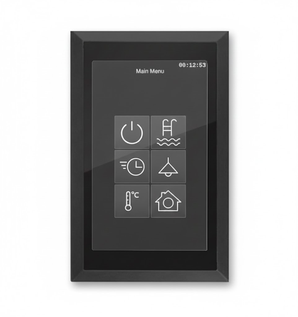 Touch_IT-AC4   Alu geschliffen black eloxiert, Ref. 22414104