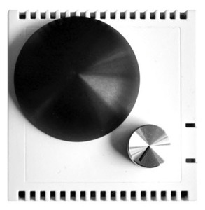 KNX temperature sensor, SK30-TC-RSTF-R ultra dark grey, plastic ultra dark grey, Ref. 30516352