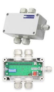 KNX Controller 8 Channel Temperature SK08-T8, PT1000 Compatible, Supports PT100/PT500, Operating Temp -20°C to +80°C, IP54/IP65, 115x65x55mm, Indoor/Outdoor Use, Probes Not Included., Ref. 30801100