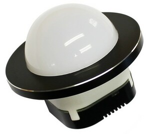 baseLighting, KNX-LED2S-ARB-H, round, aluminum anodized, black, Ref. 41020444