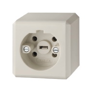 Connecting systems Perilex socket outlet surface mounted 16 A white 