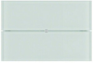 B.IQ Push-button 4gang standard glass, polar white