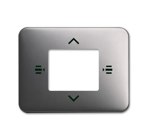 Cover plate for control element, 6 fold. Platinum. Busch-Installation bus KNX.