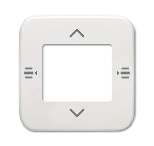Cover plate for control element, 6 fold. Alpin white. Busch-Installation bus KNX.