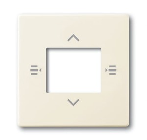 Cover plate for control element, 6 fold. Ivory white. Busch-Installation bus KNX.
