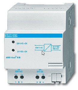 System technology / ABB i-bus EIB/KNX for busch-jaeger / Power pack 12  V/1.600 mA
