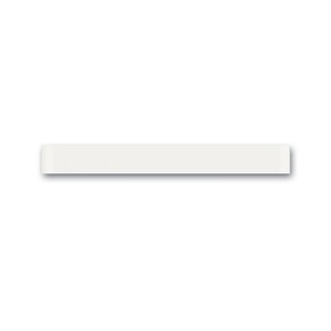 Standard top end strip. White glass. ABB i-bus KNX. Busch-priOn Control elements.