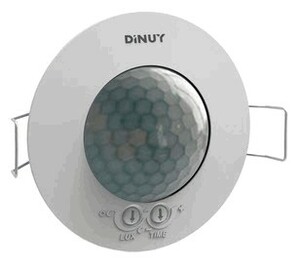  MOVEMENT DETECTOR RECESSED IN CEILING 360º WIRELESS ON BATTERIES
