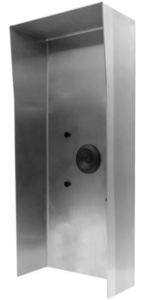 Protective-Hood D2101V Video Door Stations, stainless steel V4A, brushed, for in use with surface mounting housing