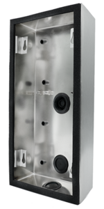 Doorbird d2101v surface-mounting housing (backbox), stainless steel v4a (salt-water and grinding dust resistant), brushed. In-wall mounting box for video-door communicationIn-wall mounting box for video-door communication, surface, Ref. 423862661