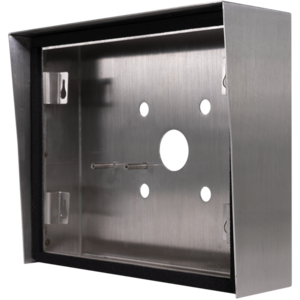 DoorBird D1101KH Surface-mounting housing (backbox), stainless steel V4A, brushed (with protective hood)